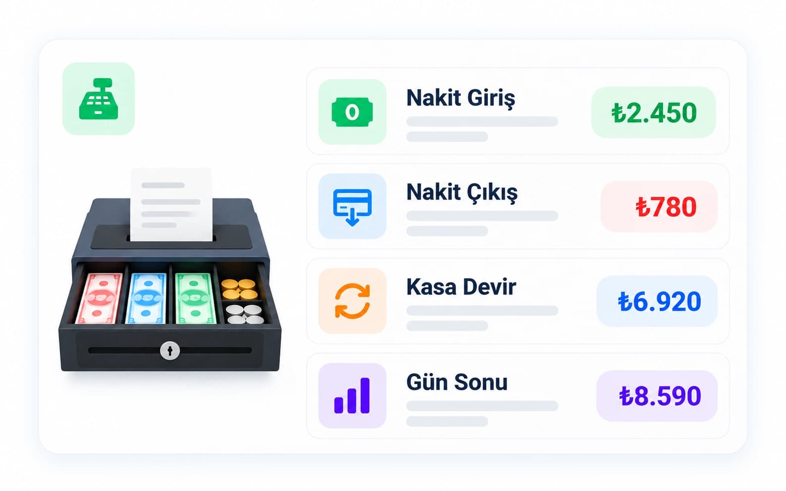 Kasa ve Nakit Yönetim Sistemi görseli