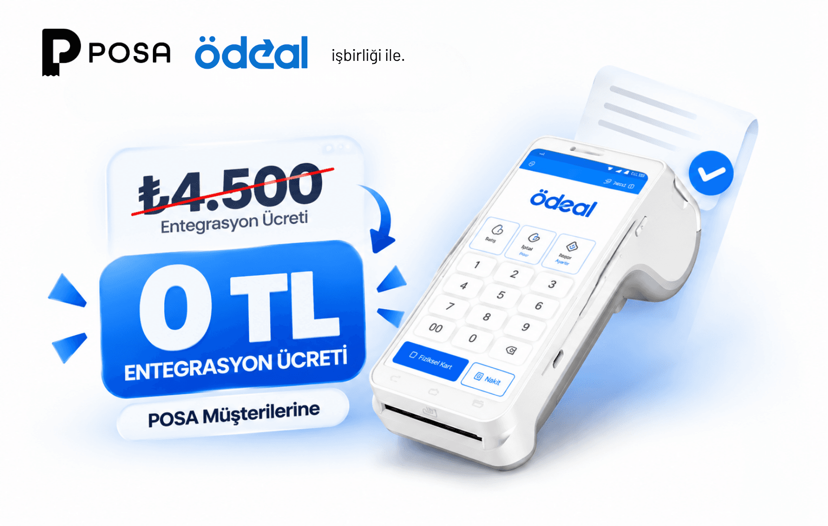 POSA Üzerinden Başvurun, Kimseye Entegrasyon Ücreti Ödemeyin